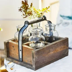 LOBERON Vase 4er Set mit Korb Reverie Online