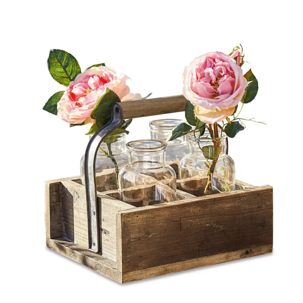 LOBERON Vase 4er Set mit Korb Reverie Online