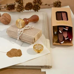 LOBERON Wachsstempel und Siegelwachs Movique braun/rot/gold Sale