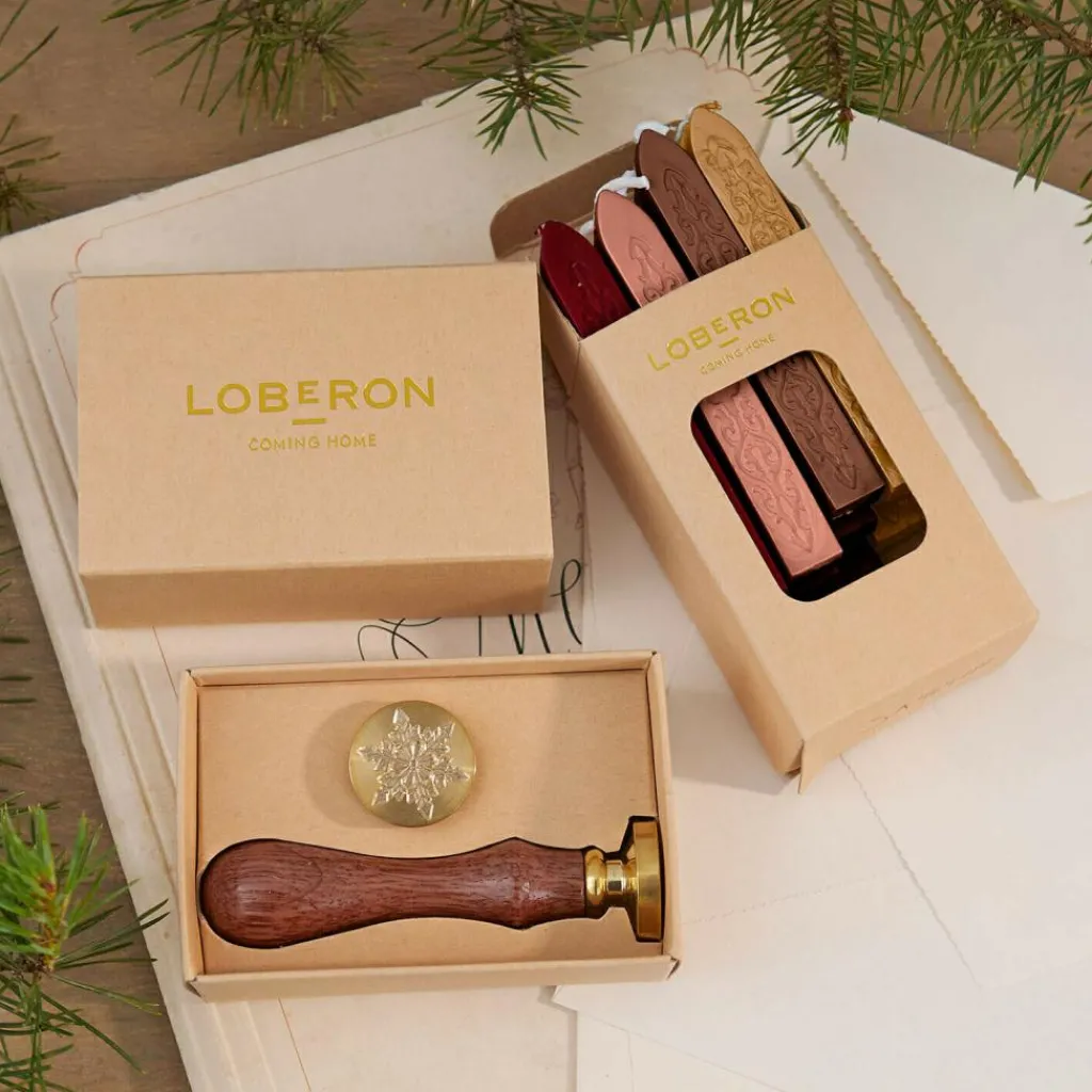 LOBERON Wachsstempel und Siegelwachs Movique braun/rot/gold Sale