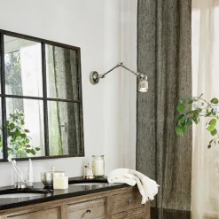 LOBERON Wandlampe Abagail antiksilber Clearance