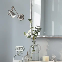 LOBERON Wandlampe Abagail antiksilber Clearance