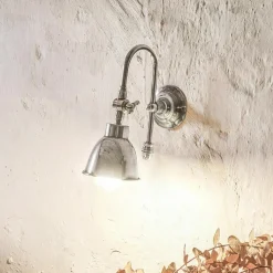 LOBERON Wandlampe Gemma antiksilber Sale