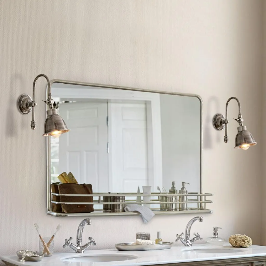 LOBERON Wandlampe Gemma antiksilber Sale