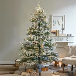 LOBERON Weihnachtsbaum Lokossa grün/weiß Clearance