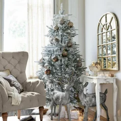LOBERON Weihnachtsbaum Lokossa grün/weiß Clearance