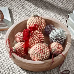 LOBERON Weihnachtskugeln 6er Set Aleviah Clearance