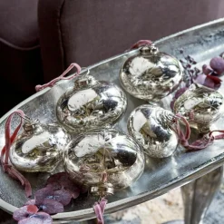 LOBERON Weihnachtskugeln 6er Set Isaulie Clearance