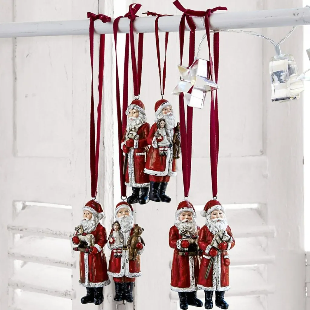 LOBERON Weihnachtsmann 6er Set Corvin Hot