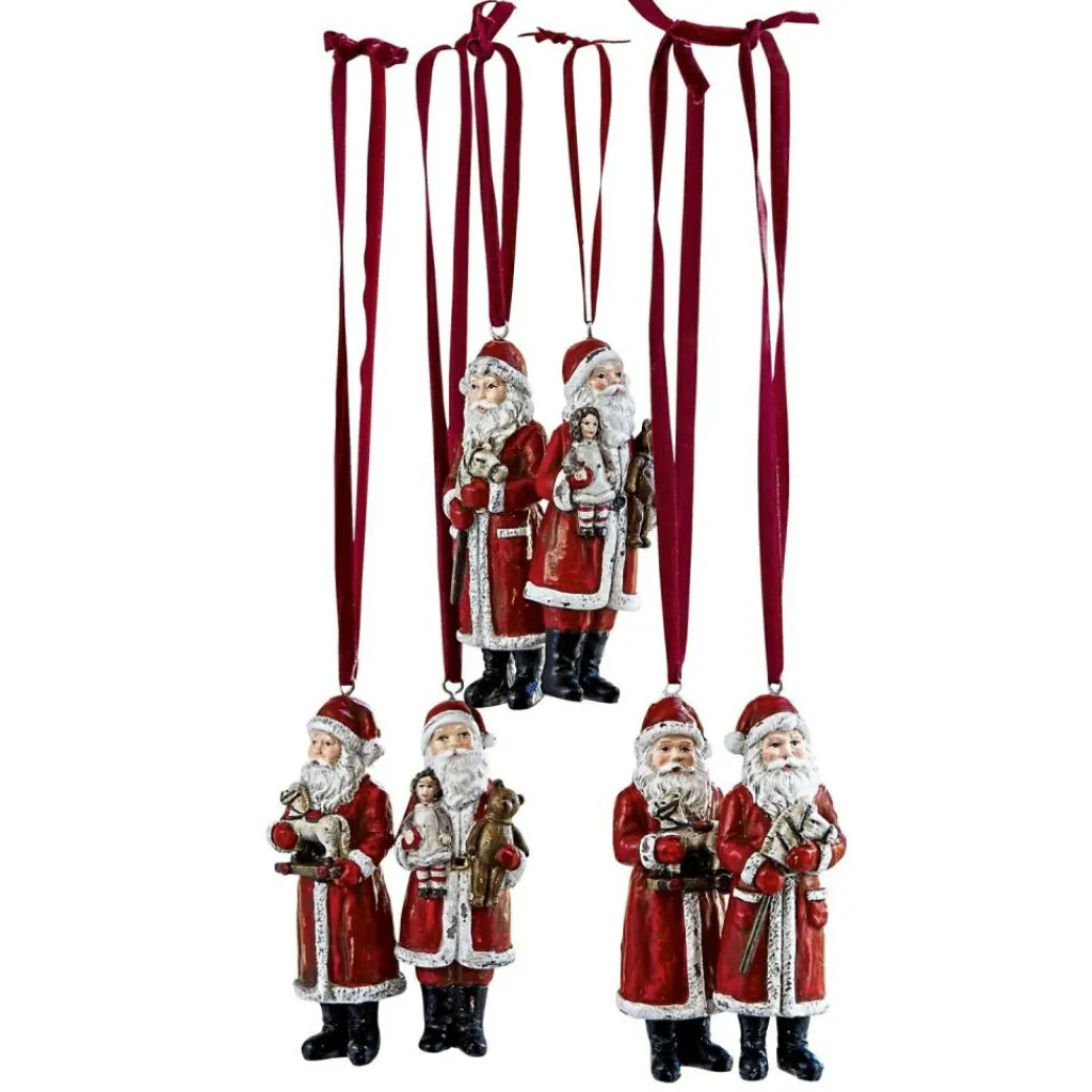 LOBERON Weihnachtsmann 6er Set Corvin Hot