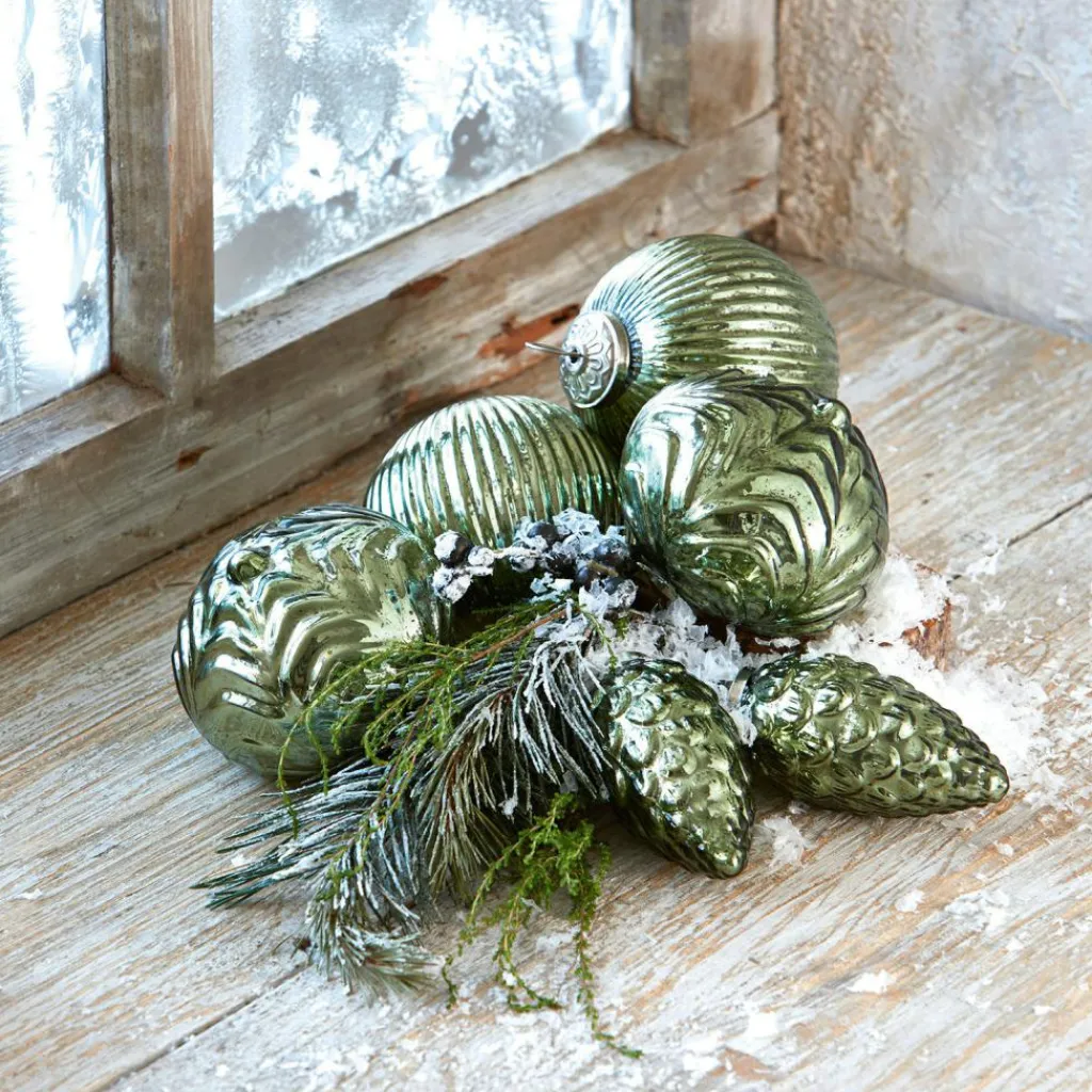 LOBERON Weihnachtsschmuck 6er Set Silverhill New