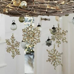 LOBERON Weihnachtsschmuck 4er Set Gaillon Discount