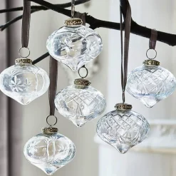 LOBERON Weihnachtsschmuck 6er Set Cheshire klar Hot