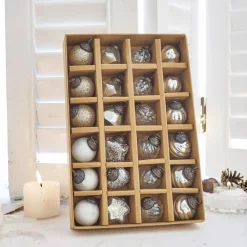 LOBERON Weihnachtsschmuck 24er Set Sanary Best