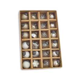 LOBERON Weihnachtsschmuck 24er Set Sanary Best