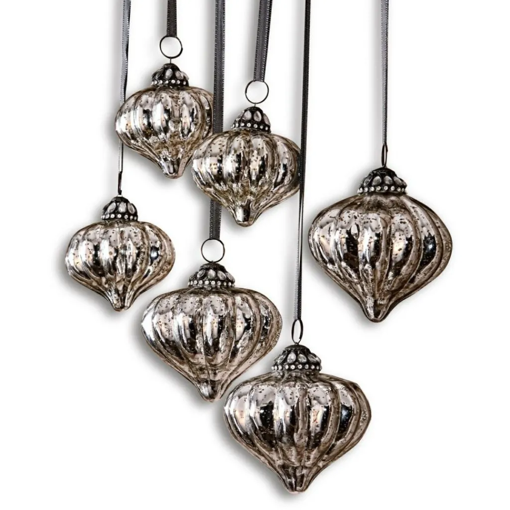 LOBERON Weihnachtsschmuck 6er Set Lauranne Hot