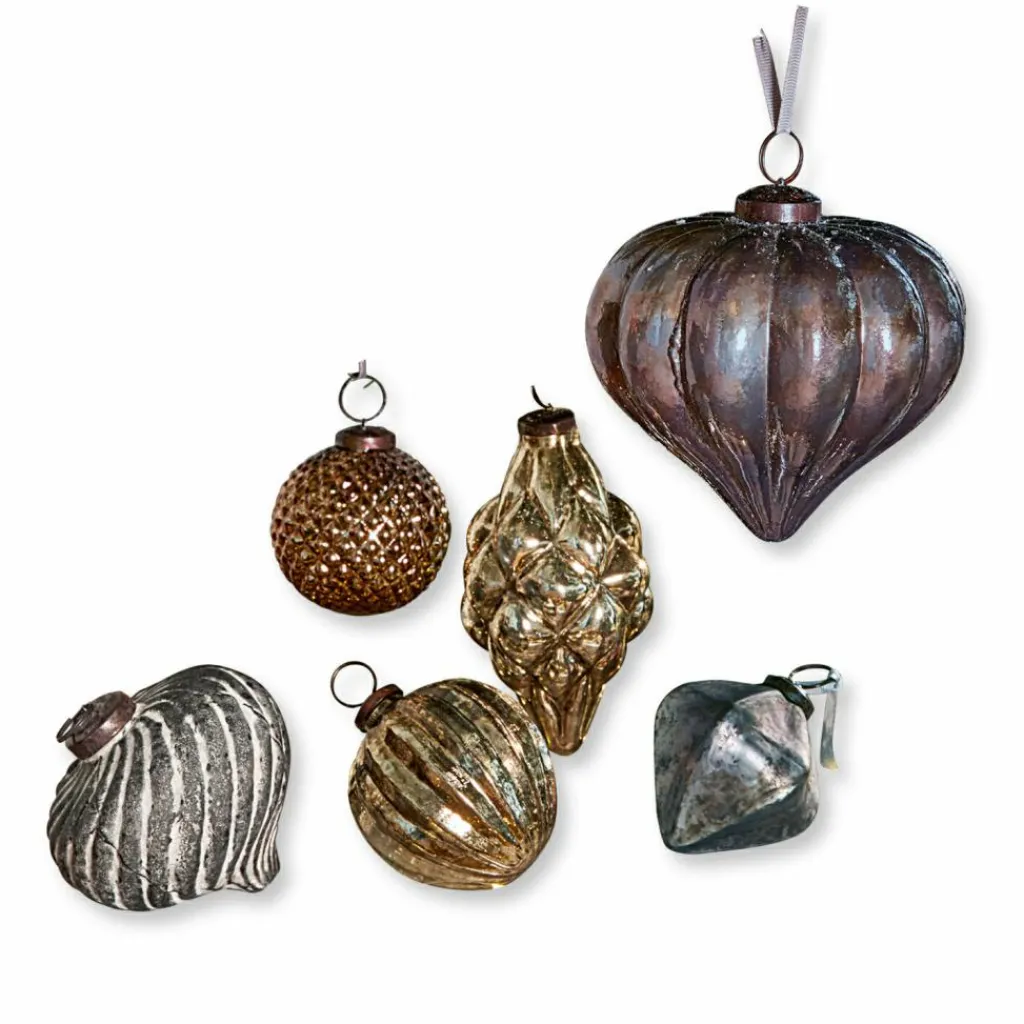 LOBERON Weihnachtsschmuck 6er Set Alva Discount