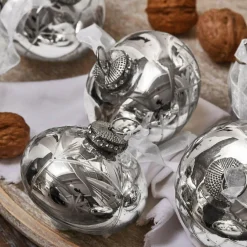 LOBERON Weihnachtsschmuck 6er Set Cheshire silber Online