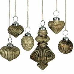 LOBERON Weihnachtsschmuck 6er Set Ménoire Best