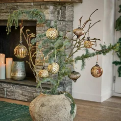 LOBERON Weihnachtsschmuck 4er Set Donia Discount