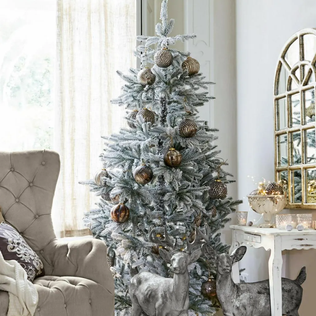 LOBERON Weihnachtsschmuck 8er Set Silverlake
