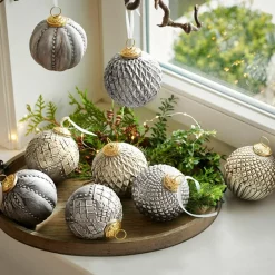 LOBERON Weihnachtsschmuck 8er Set Silverlake