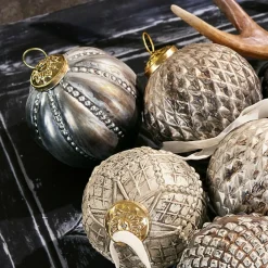 LOBERON Weihnachtsschmuck 8er Set Silverlake