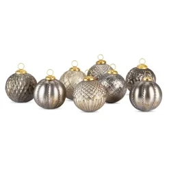 LOBERON Weihnachtsschmuck 8er Set Silverlake