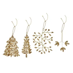 LOBERON Weihnachtssschmuck 4er Set Zaniva Online