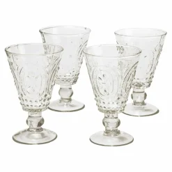 LOBERON Weingläser 4er Set Sarton klar Hot