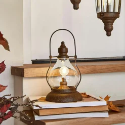 LOBERON Wiederaufladbare LED-Laterne Cortney Best
