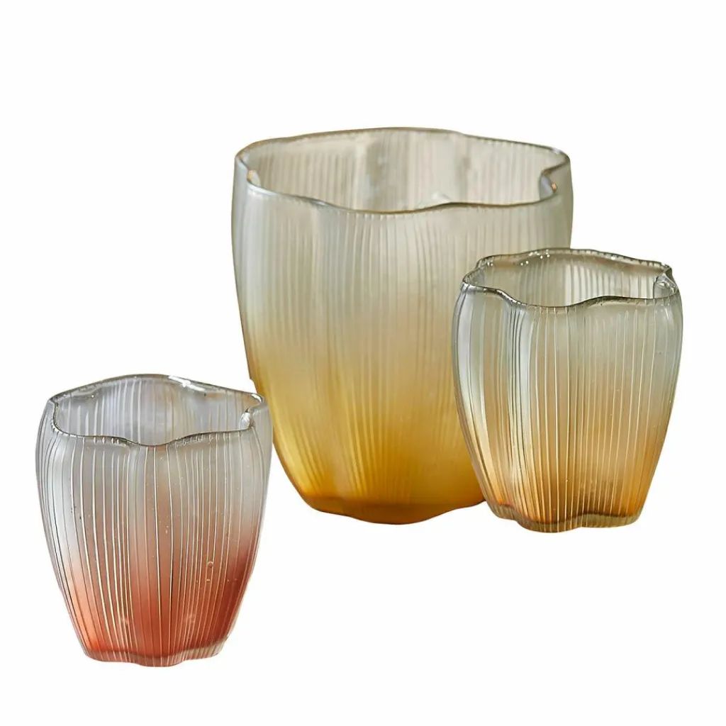 LOBERON Windlicht 3er Set Antoinelle Hot