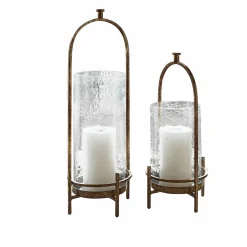 LOBERON Windlicht 2er Set Aquivar