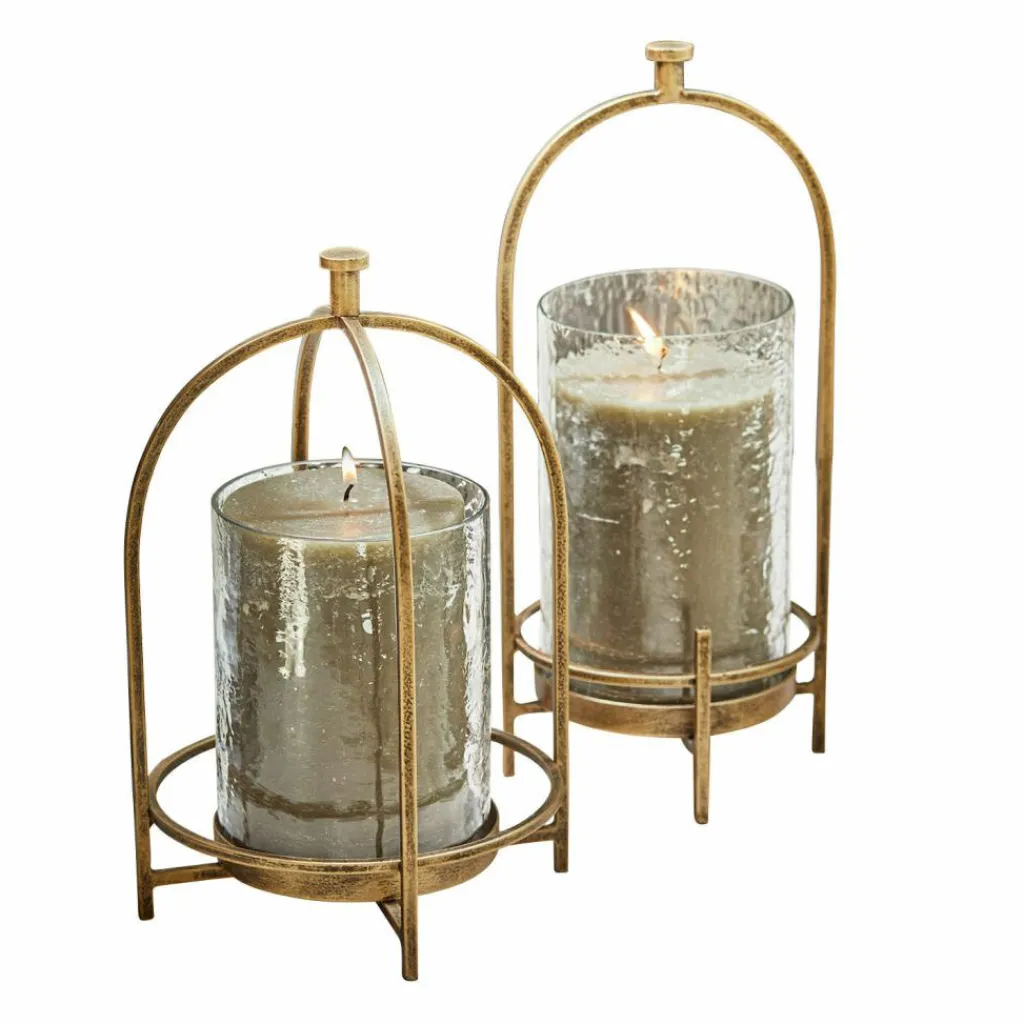LOBERON Windlicht 2er Set Biserre New