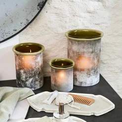 LOBERON Windlicht 3er Set Iskira Hot