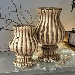 LOBERON Windlicht 2er Set Lunagh Best