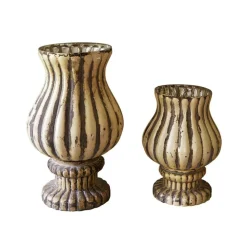 LOBERON Windlicht 2er Set Lunagh Best