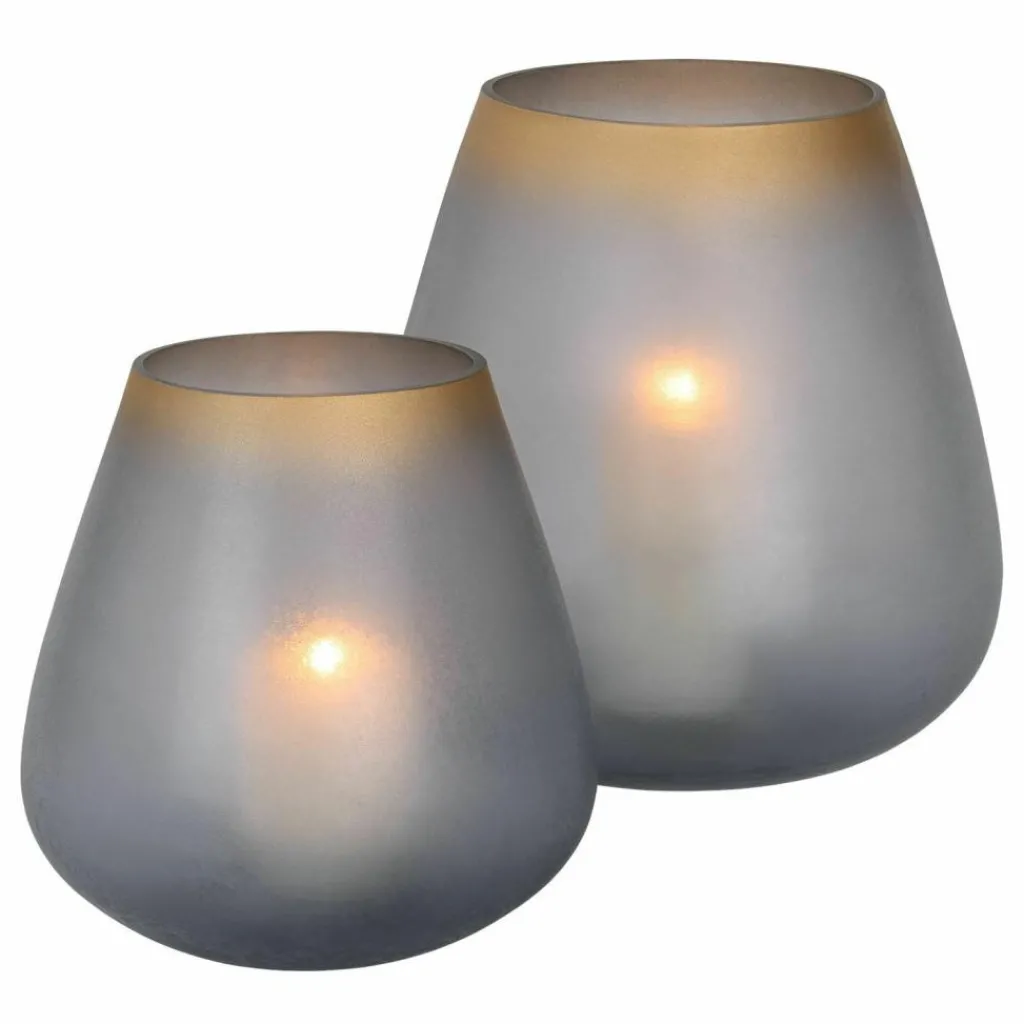 LOBERON Windlicht 2er Set Nilorav Best