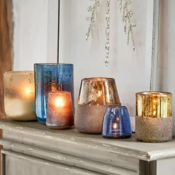 LOBERON Windlicht 6er Set Paro blau Best