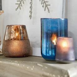 LOBERON Windlicht 6er Set Paro blau Best