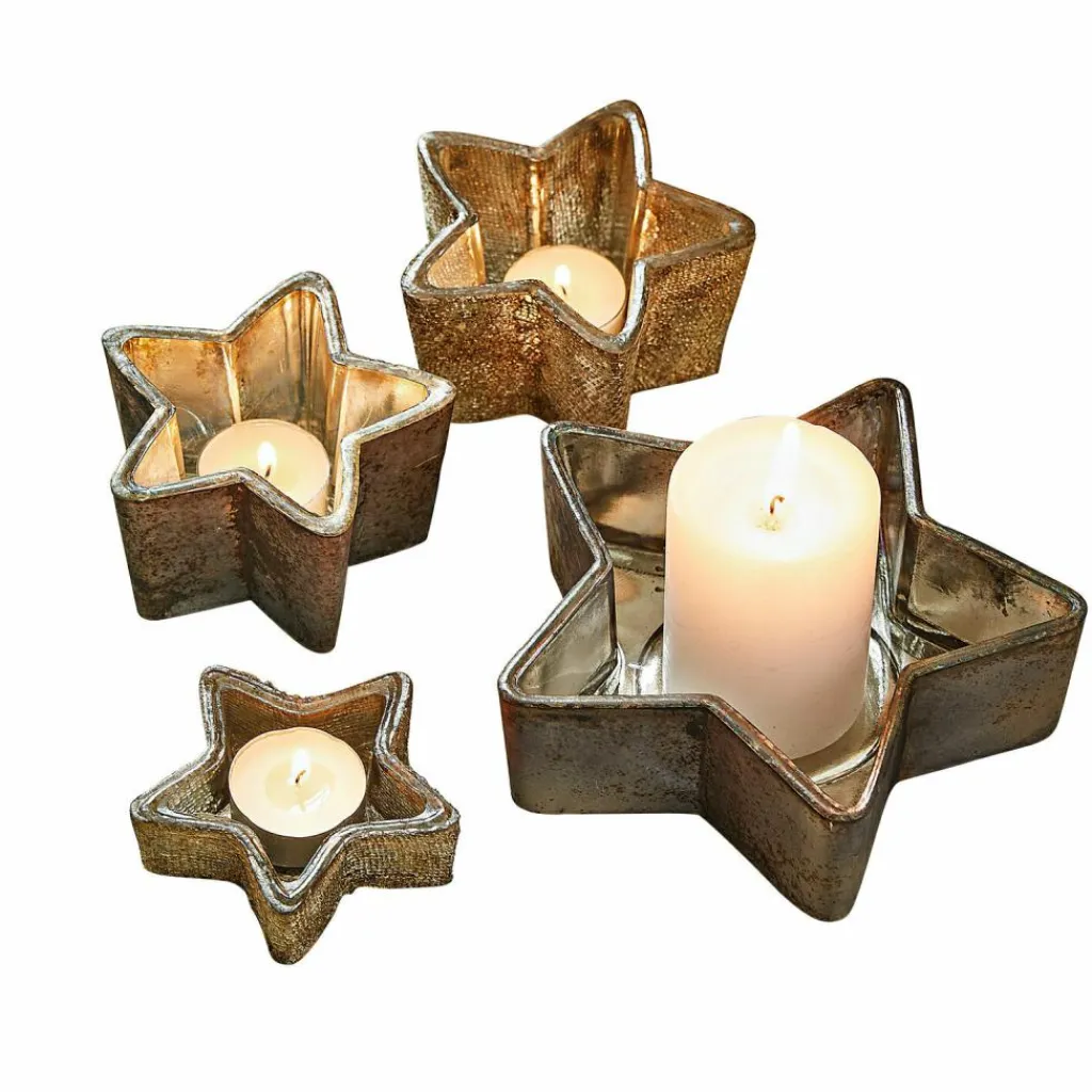 LOBERON Windlicht 4er Set Thervel Best