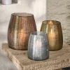 LOBERON Windlicht 3er Set Uvenar New